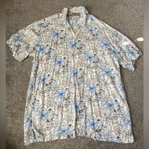 Kenny Flowers Limited Edition Miami Vice Floral Mens Button Down Size Large